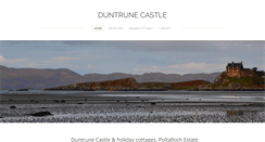 Desktop Screenshot of duntrunecastle.com